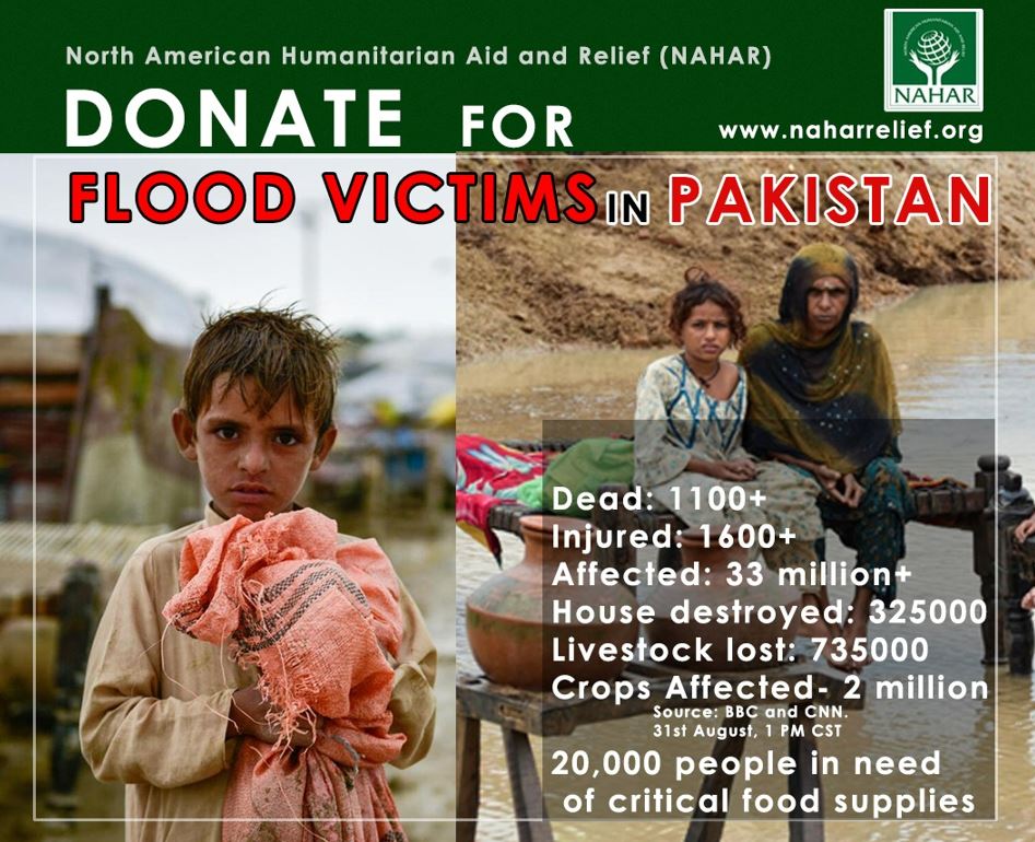 Pakistan Flood Victim Flyer