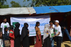 Food Distribution The refugee crisis is considered one of the crucial crises around the world. Rohingya refugees
from Myanmar are hosted by Bangladesh where a million Rohingya people are living in several camps in Cox’s Bazar area. The condition of refugees is beyond imagination. Nahar has been delivering foods in different time in different quantity. over 50,000 individuals received food packages in different times of the year specially in the month of Ramadan.